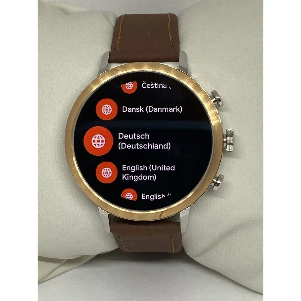Fossil Gen 4 Authentic Digital Dial Smart Watch Custom Band FTW6016 DC89